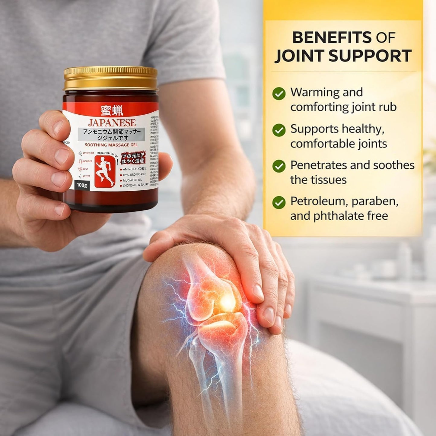 Japanese Pain Relief Soothing Massage Gel
